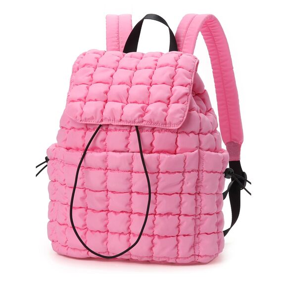 4668 Quilted Puffer Backpack Lightweight Soft Puffy Drawstring Backpacks main image 5